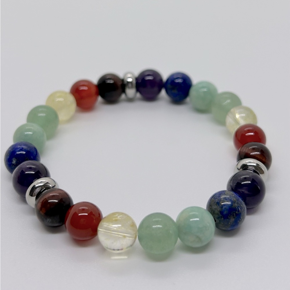 Natural Chakra 8mm Healing Stretch Bracelet